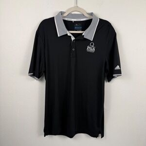 Adidas Climacool 2017 PGA Championship Quail Hollow Golf Polo Shirt Mens Large
